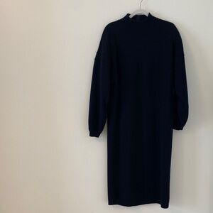 Elegant Black Knit Dress